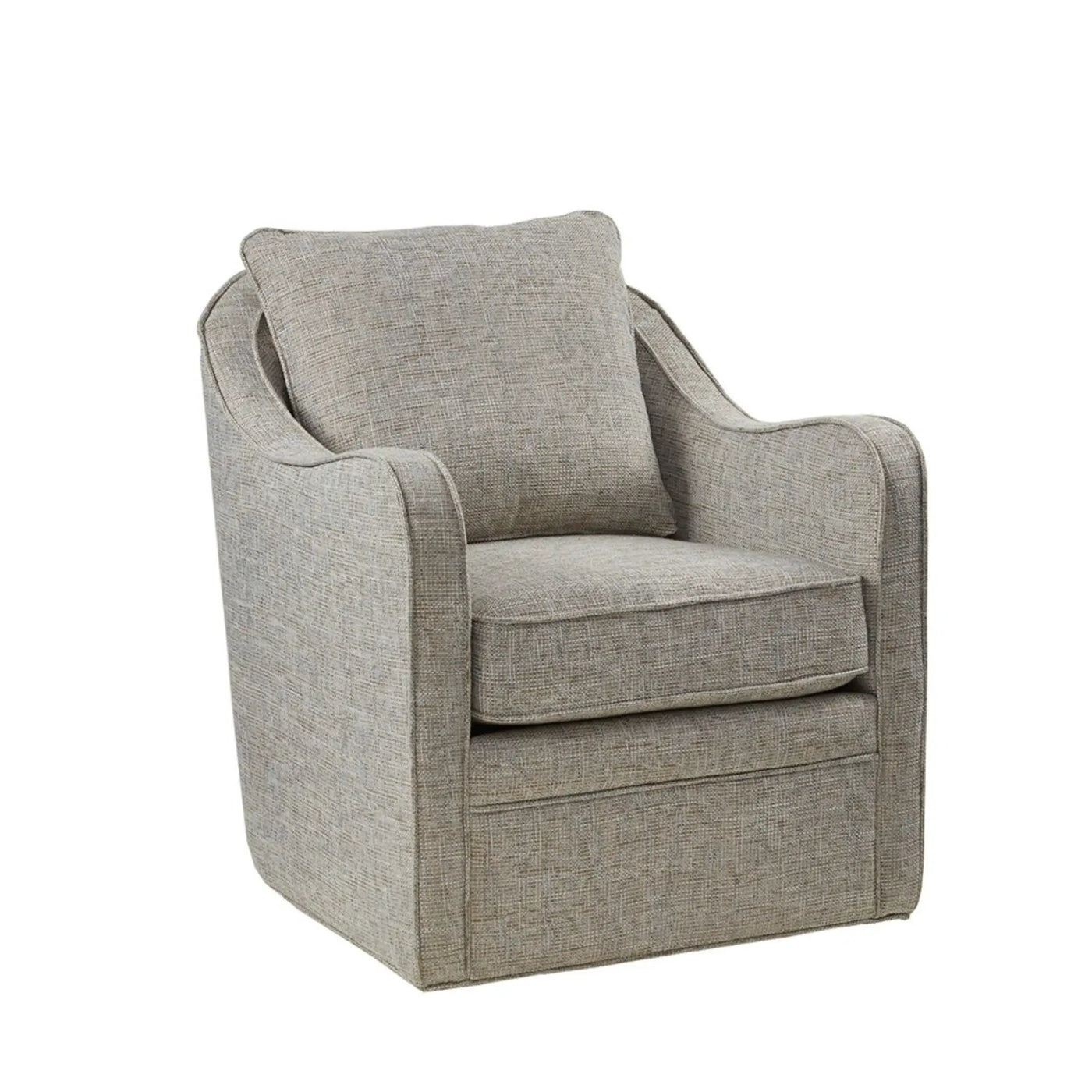 Wide Seat Arm Chair With 360 Degree Rotation by Unique Piece Furniture