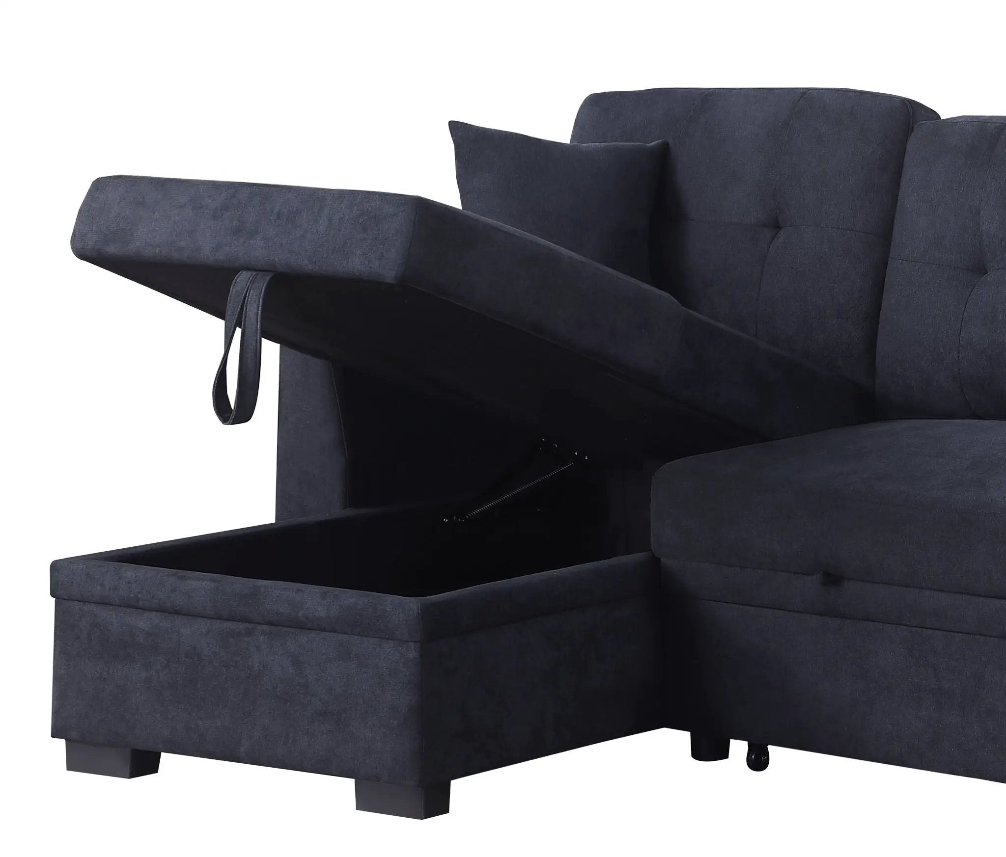 Sectional Sofa Bed - Dark Blue by HouseOfZazla