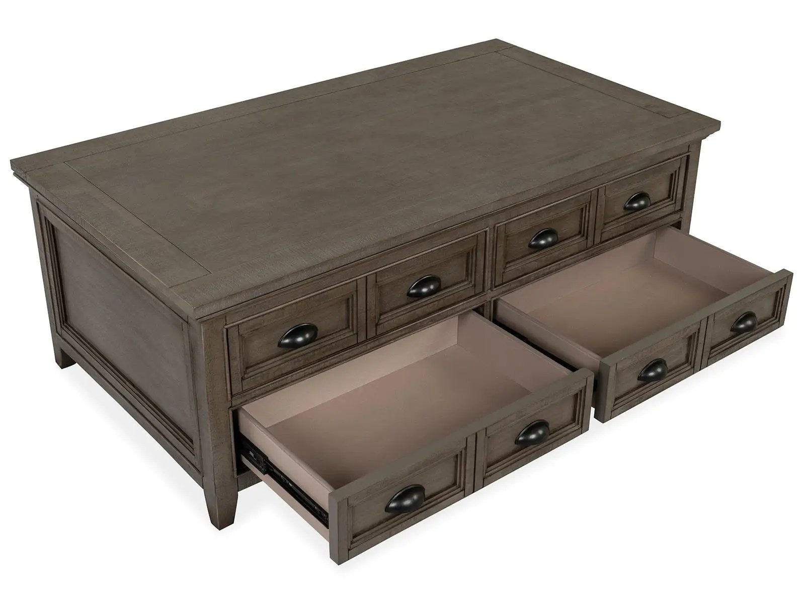Paxton Place - Lift Top Storage Cocktail Table With Casters - Dovetail Gray by Unique Piece Furniture