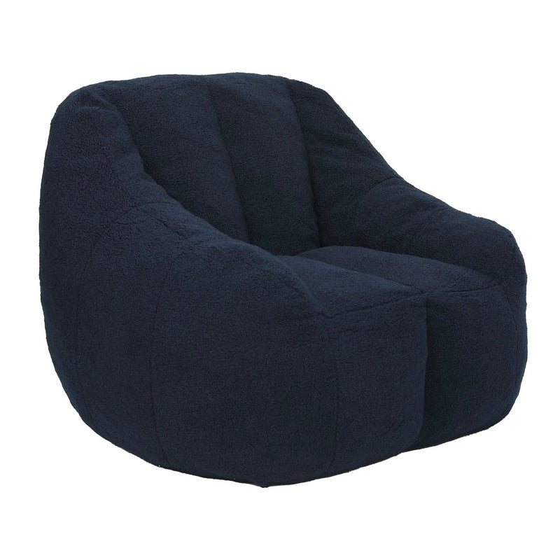 Comfy Bean Bag Chair With Memory Foam Filler, Tufted Soft by Unique Piece Furniture
