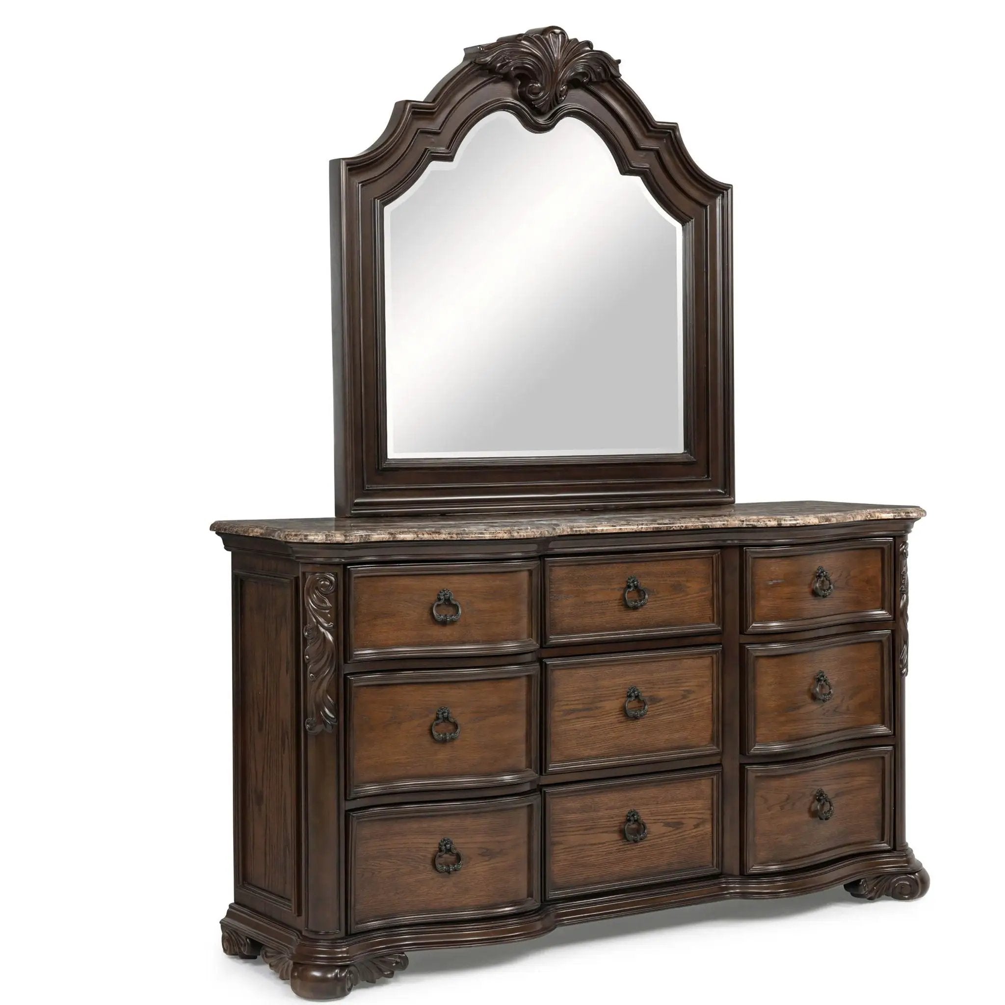 9 Drawers Dresser - Brown / Coffee by Unique Piece Furniture