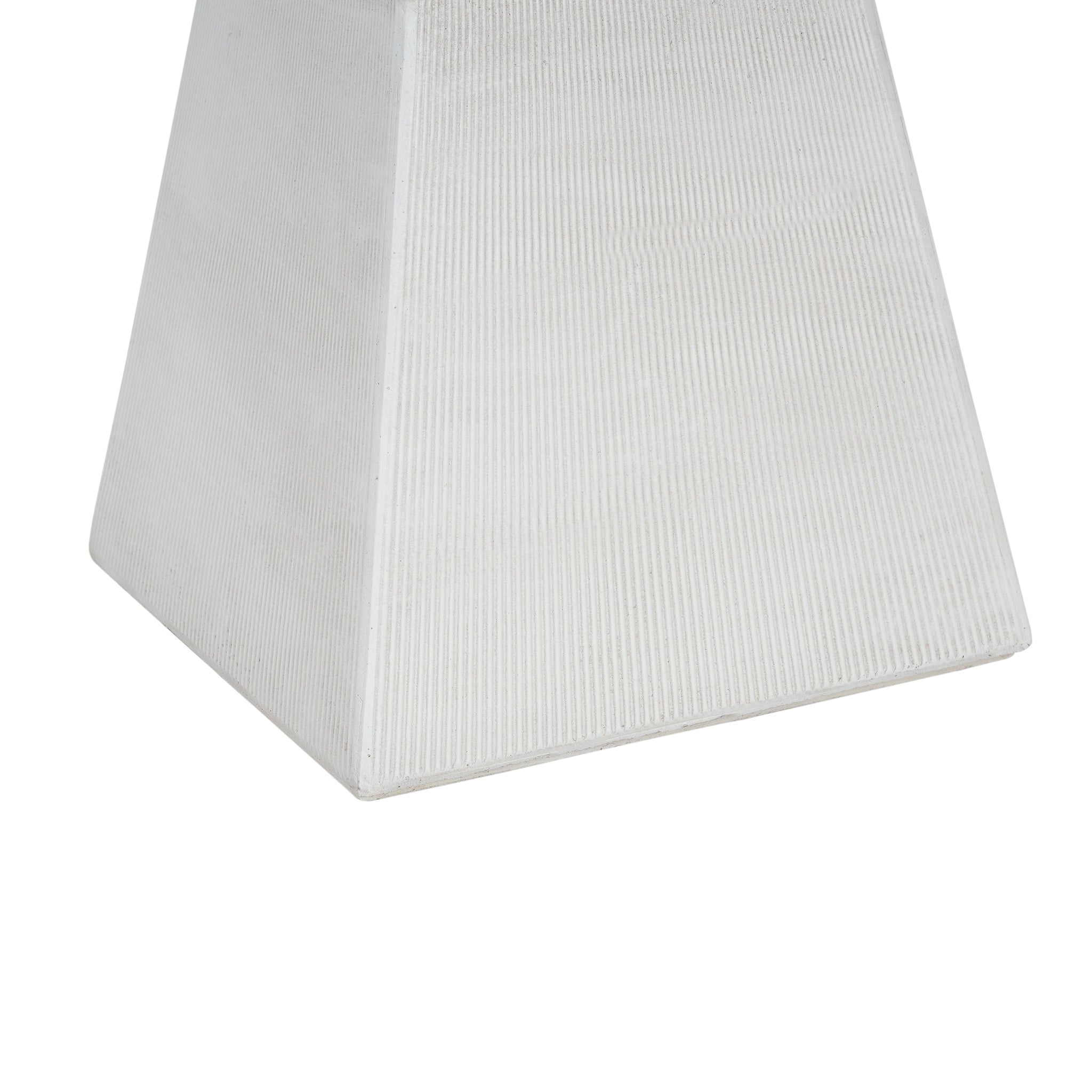 Antique-Textured Magnesium Oxide Outdoor Side Table by HouseOfZazla