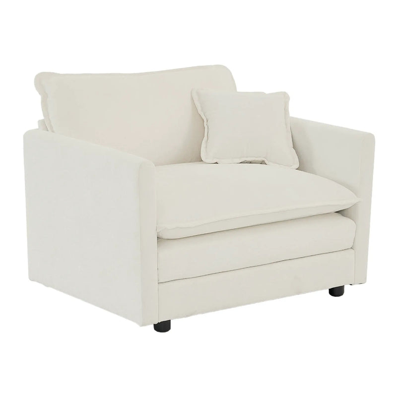 Accent Chair Set of 2, High-End Chenille Upholstered Armchairs by HouseOfZazla