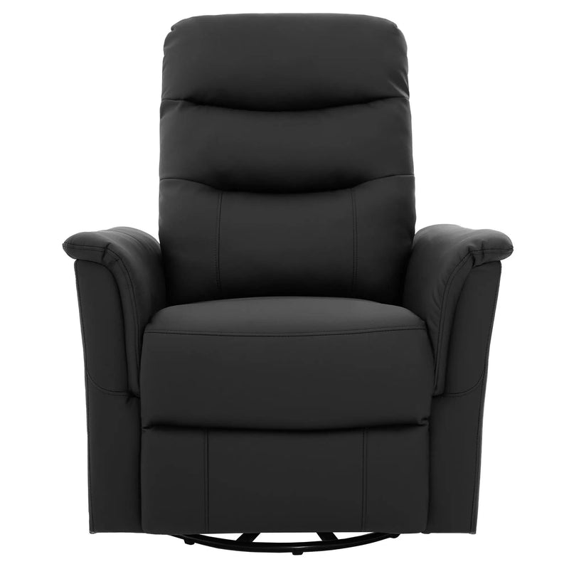 Manual Recliner Chair With 8-Point Massage and Swivel Function by HouseOfZazla
