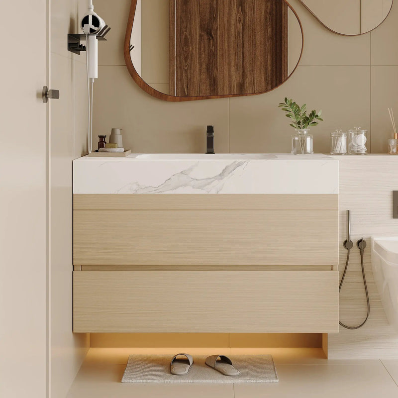 Modern Floating Bathroom Vanity by HouseOfZazla
