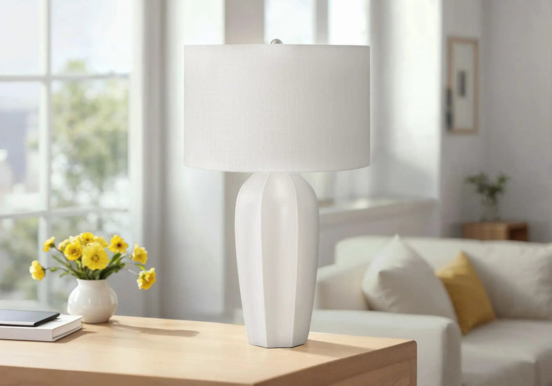 Modern Lighting, Table Lamp - Cream by Unique Piece Furniture