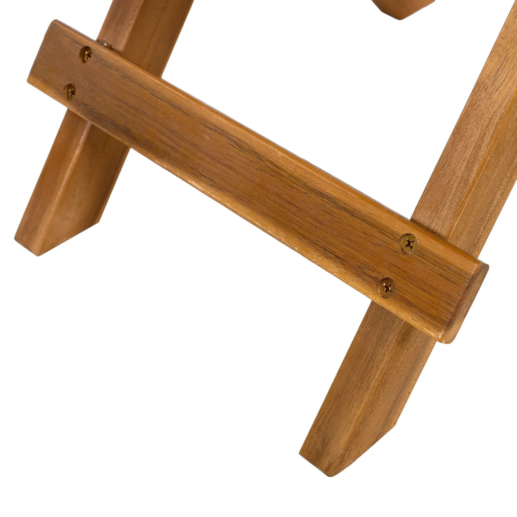 Patio Conversation Set with Foldable Acacia Wood Side Table and Cushions by HouseOfZazla