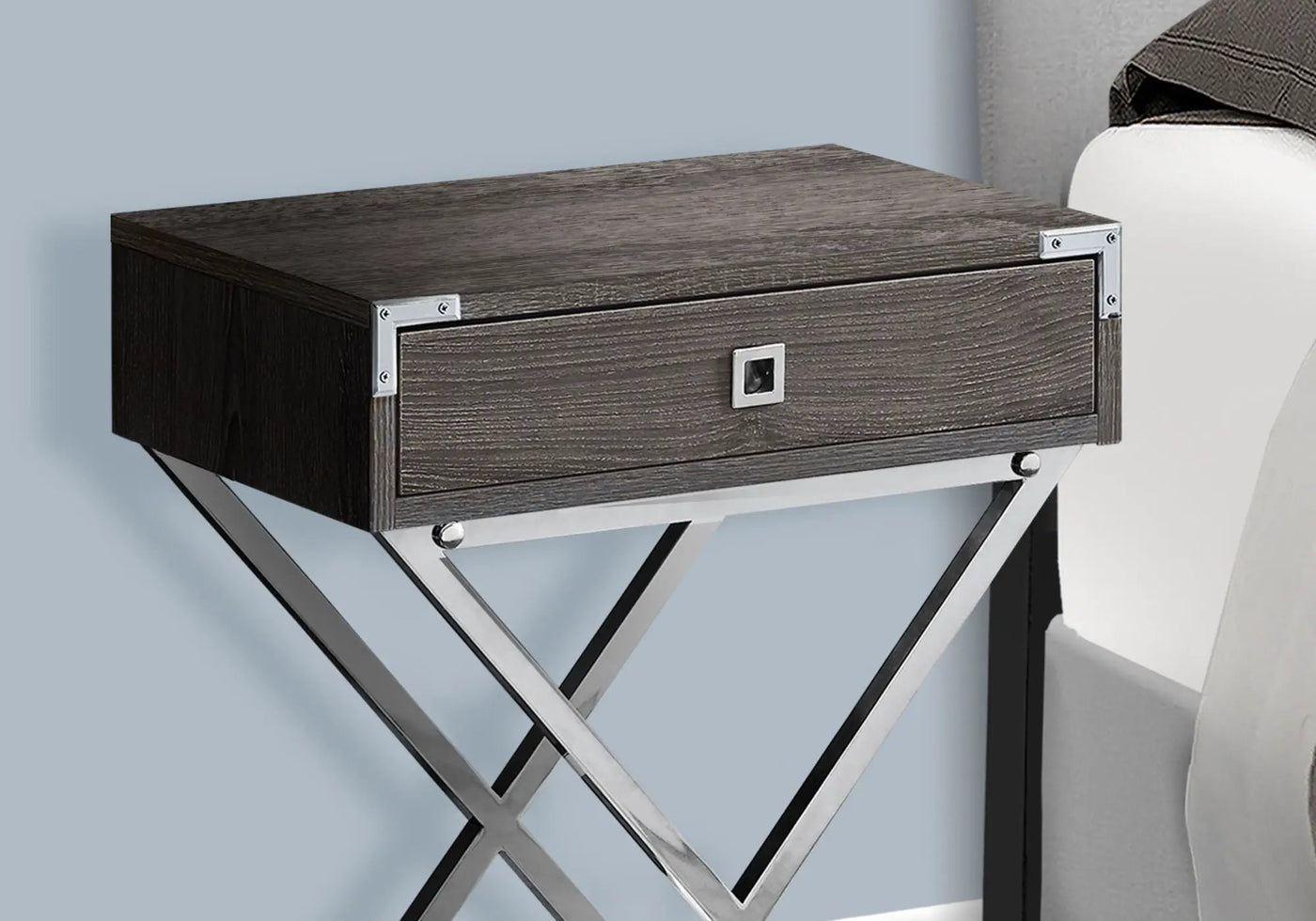 Accent Side Table, Storage Drawer, Stylish Design Contemporary & Modern by Unique Piece Furniture