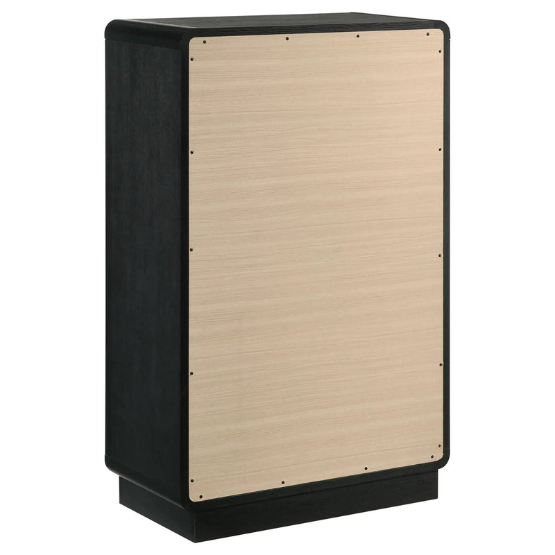 Cavelle 5-drawer Chest of Drawers Black by Unique Piece Furniture