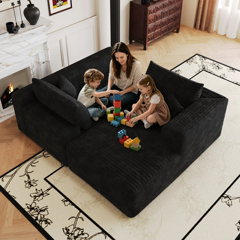 Modern Minimalist Cloud Sectional Sofa by HouseOfZazla