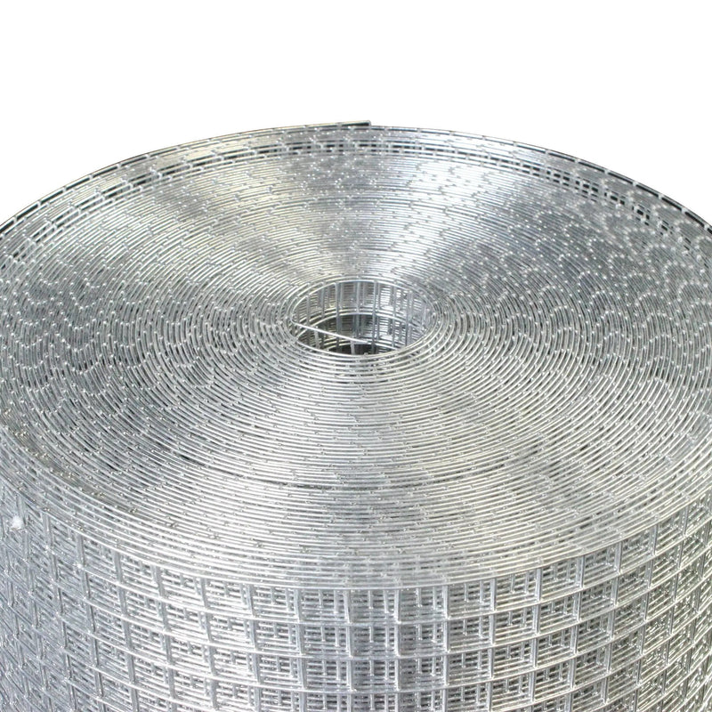 Galvanized Hardware Cloth, Metal Wire Fencing Roll For Garden And Animal Protection - Silver by HouseOfZazla