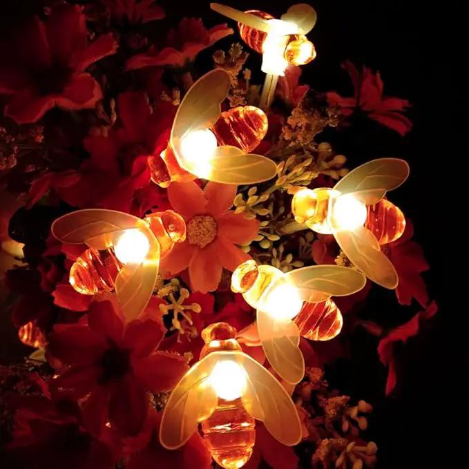 Remote String Lights, 7.5Ft 20 Led Fairy String Lights Battery Operated String Lights for Garden, Patio, Lawn Decoration with Remote Control(Warm White) by GreenHaven Gardens