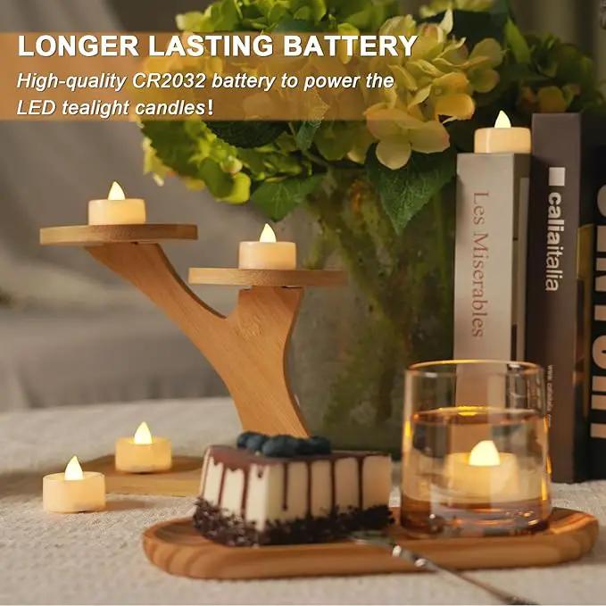 BEICHI Flameless Candles, 50Pack Battery Operated Candles, LED Tea Lights Candles Battery Operated, Flickering Fake Candles for Wedding Halloween Christmas Diwali- Warm White by GreenHaven Gardens