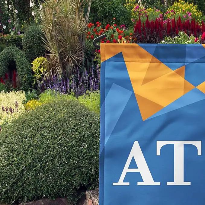 Alpha Tau Omega Licensed Flag Garden 12x19 inches Flag Banner Yard Decor Outdoor Decoration (Alpha Tau Omega #7) by GreenHaven Gardens