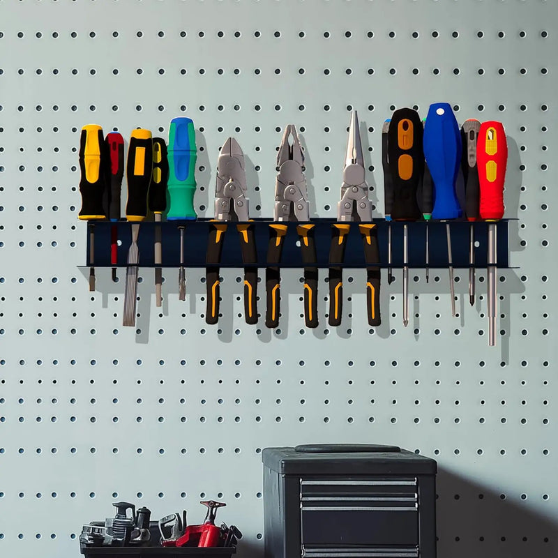 Screwdriver Organizer, Pliers Rack, Heavy Duty Wall Mounted Tool Storage Rack, Hand Tools Organizer, Metal Organizer for Garage Workshop, Garage Wall Mount，15.75 Inch by GreenHaven Gardens