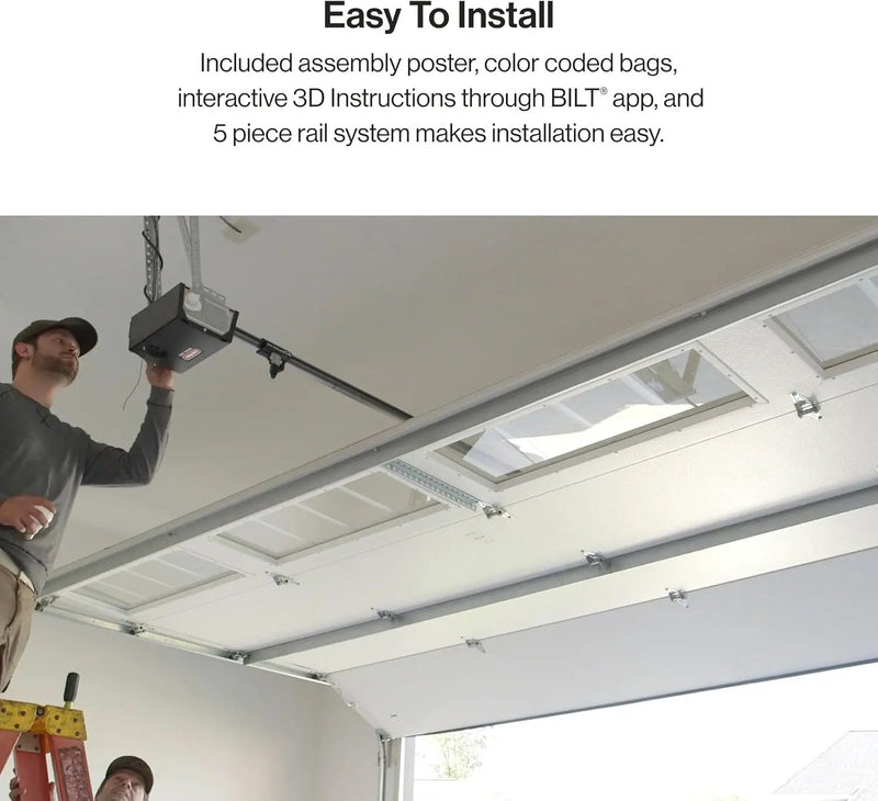 Genie QuietLift Connect – WiFi Smart Garage Door Opener with Added Wireless Keypad, ¾ HPC Smart Belt Drive – Compatible with Alexa and Google Assistant, Model 3053-TKV by GreenHaven Gardens