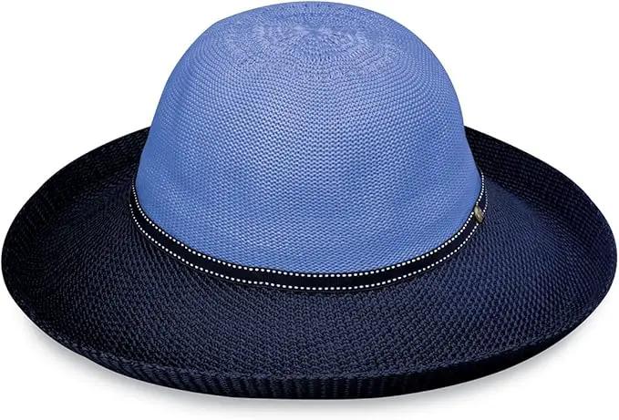 Wallaroo Women’s Victoria Two-Toned Sun Hat – UPF 50+ Sun Protection, Wide Brim, Adjustable, Cotton Lining, Summer Holiday by GreenHaven Gardens