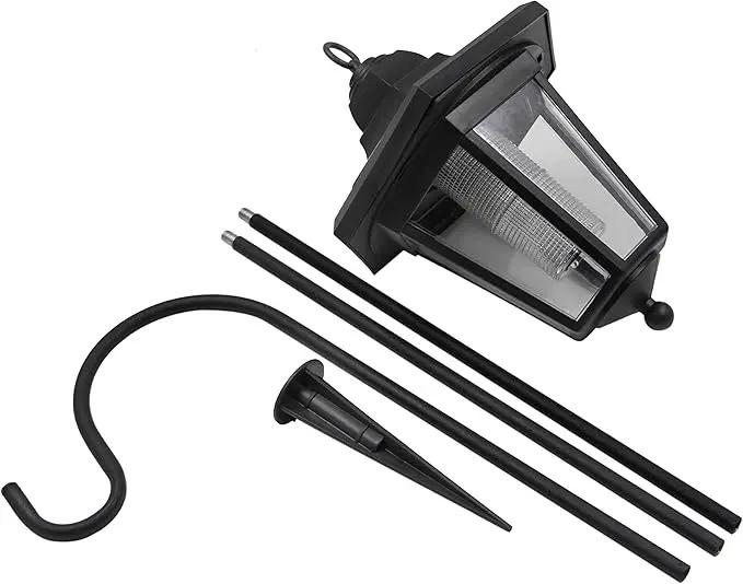 MAGGIFT 37.8 Inch Hanging Solar Lights for Outside Solar Garden Lights Decorative Lanterns with 2 Shepherd Hooks Waterproof Landscape Lighting for Lawn Patio Yard Pathway Driveway,2 Pack by GreenHaven Gardens
