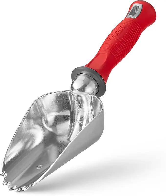 Garden Weasel Potting Scoop - Oversized | Dig and Transport | Planting and Gardening Hand Digging Tools, Heavy Duty Soil Scoop, Mini Gardening Shovel | 91362 by GreenHaven Gardens