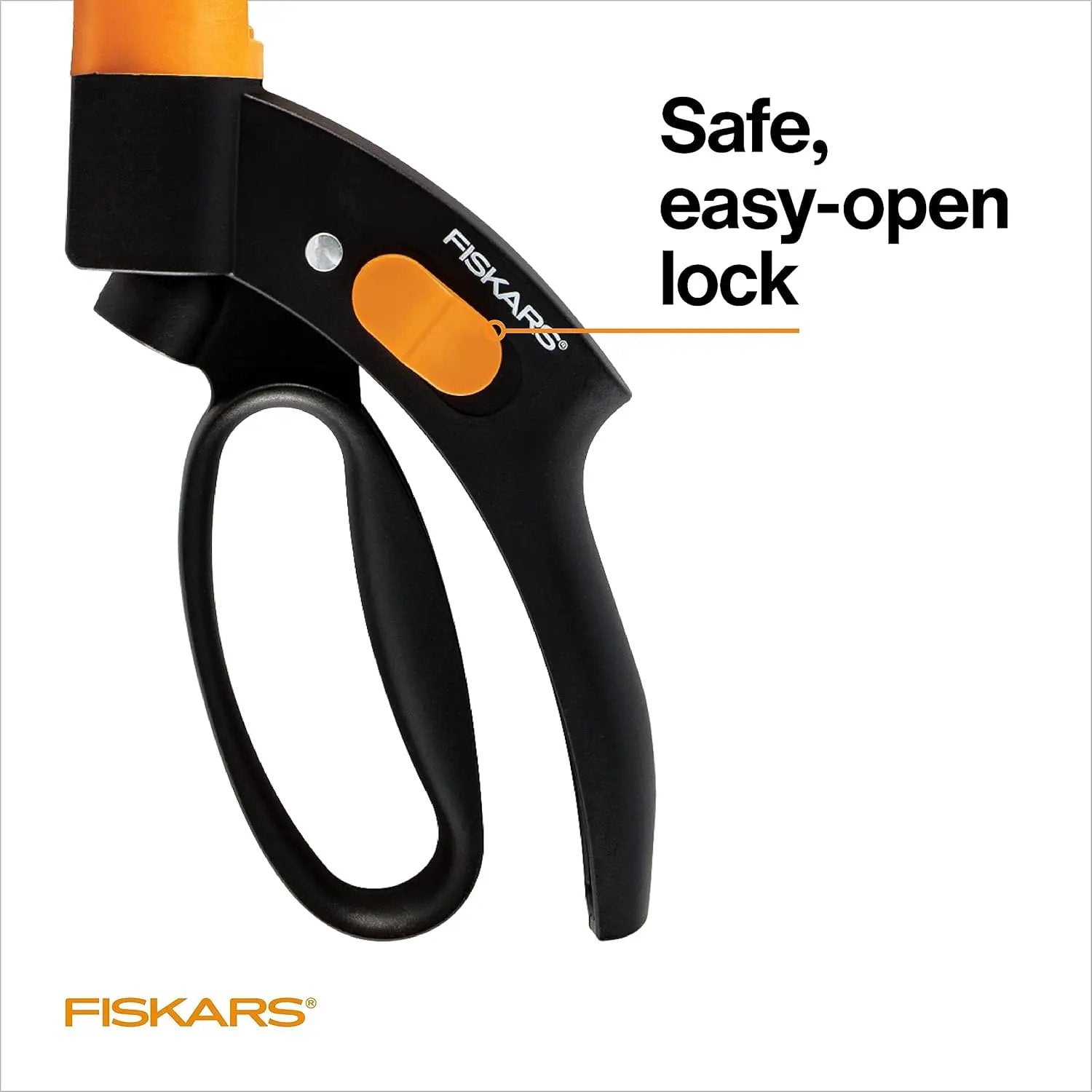Fiskars Shear Ease Grass Shears - 5" Stainless Steel Blades - 360-Degree Swivel Blade Plant Cutting Scissors - Garden Shears and Grass Cutter, Black by GreenHaven Gardens