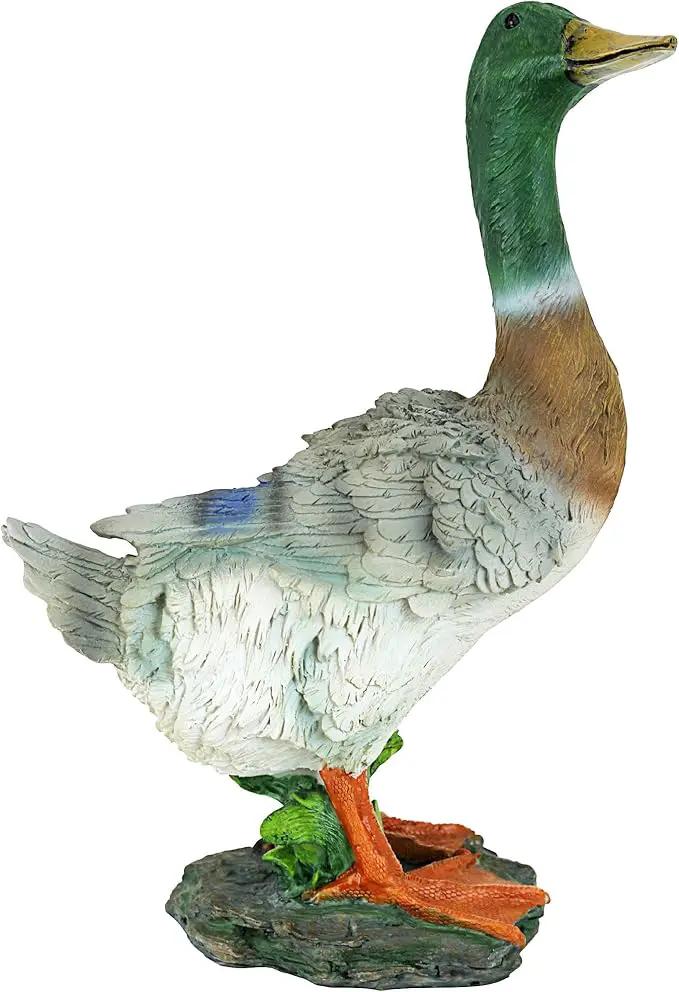 Mallard Duck Statue by GreenHaven Gardens