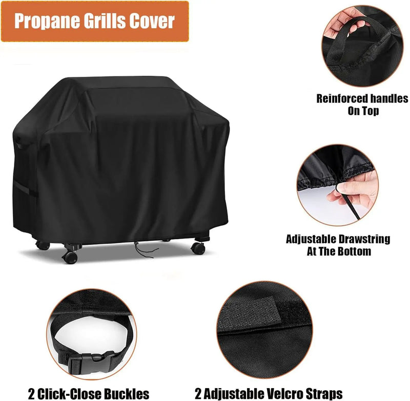 Grills Cover for Charbroil Performance Medium Grill - CB1250011P6, Waterproof Covers for 2 Burner Gas Grills-52 W x 23" D x 40" H by GreenHaven Gardens