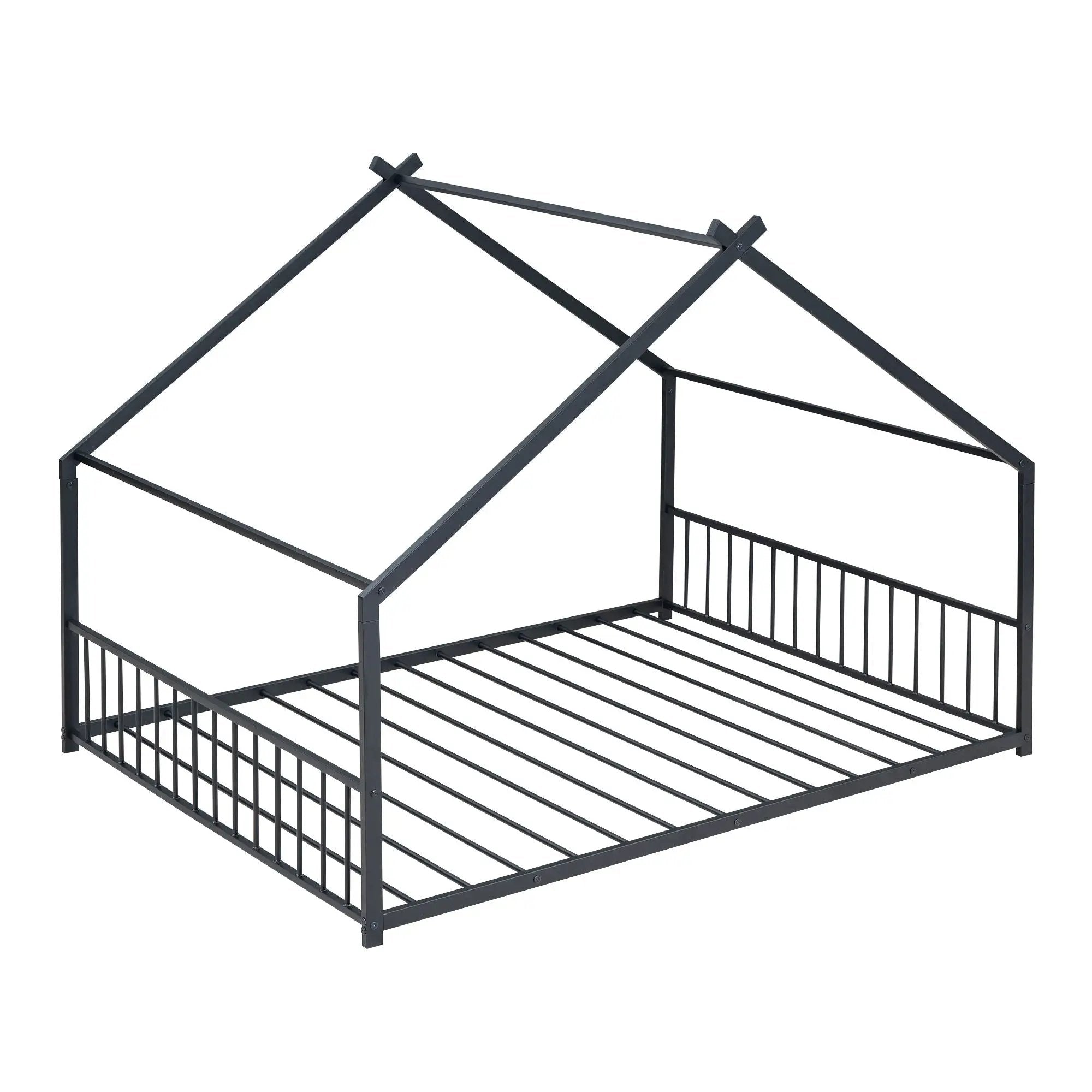 Metal House Bed by HouseOfZazla