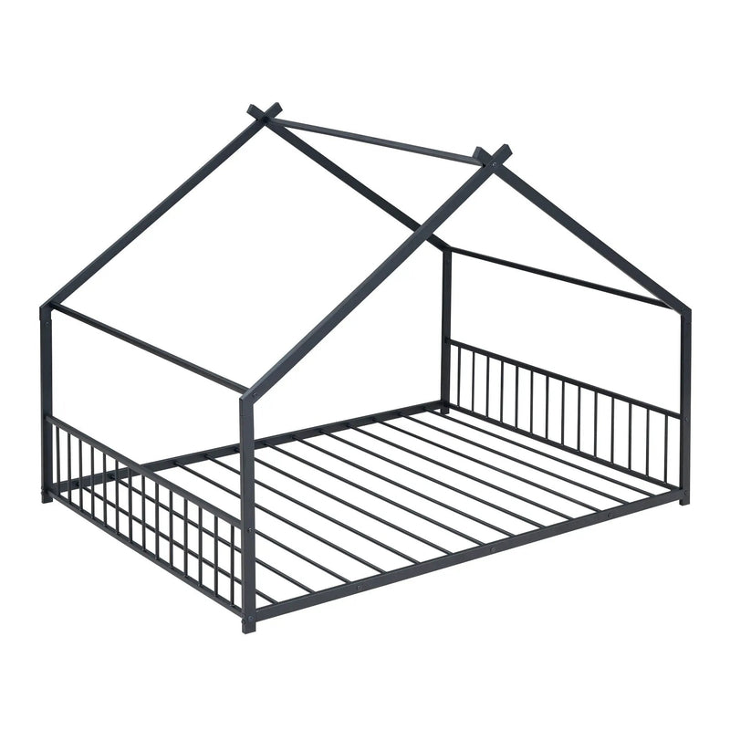 Metal House Bed by HouseOfZazla