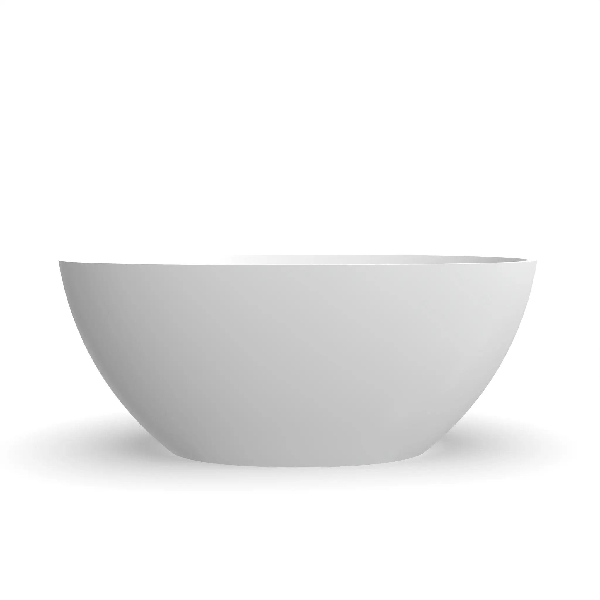 55 Inch Freestanding Solid Surface Soaking Bathtub by HouseOfZazla