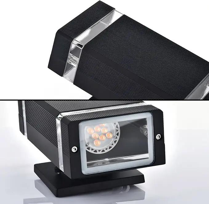 Motion Sensor Outdoor Wall Lights, Dusk to Dawn Exterior Light Fixtures with 3 Lighting Modes,Up and Down Porch Lights 5000K Daylight, Waterproof Modern Wall Sconce for House, Patio, Garage by GreenHaven Gardens