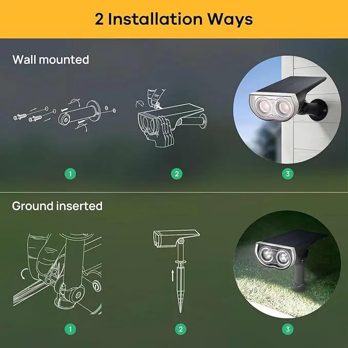 Linkind StarRayS Solar Lights Outdoor, Bright Solar Spot Lights Outdoor, IP67 Waterproof Spotlights for Garden, Yard, Landscape, Walkway, Daylight, 6 Pack by GreenHaven Gardens