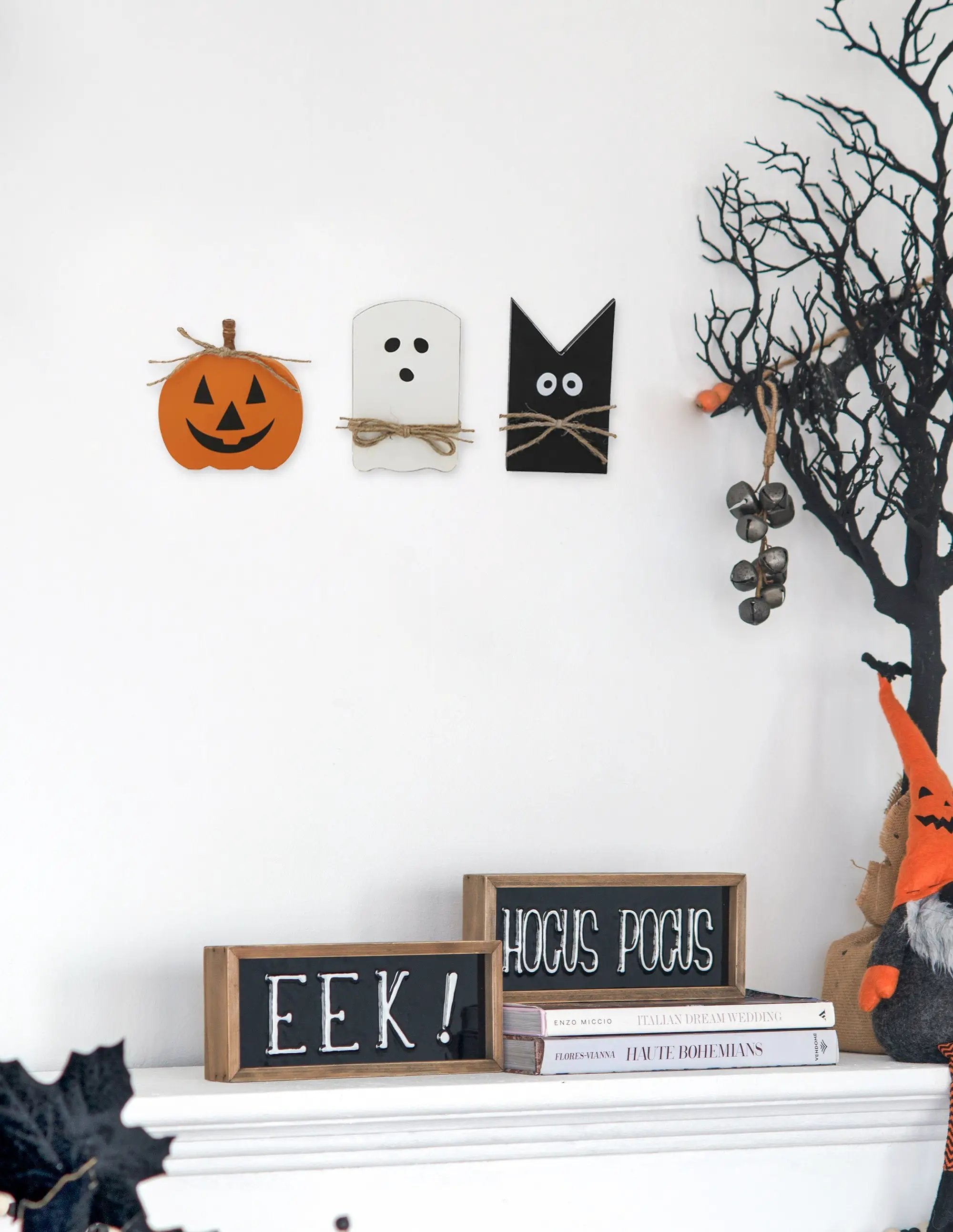 Set of 3 Halloween Holiday Table Decor by HouseOfZazla