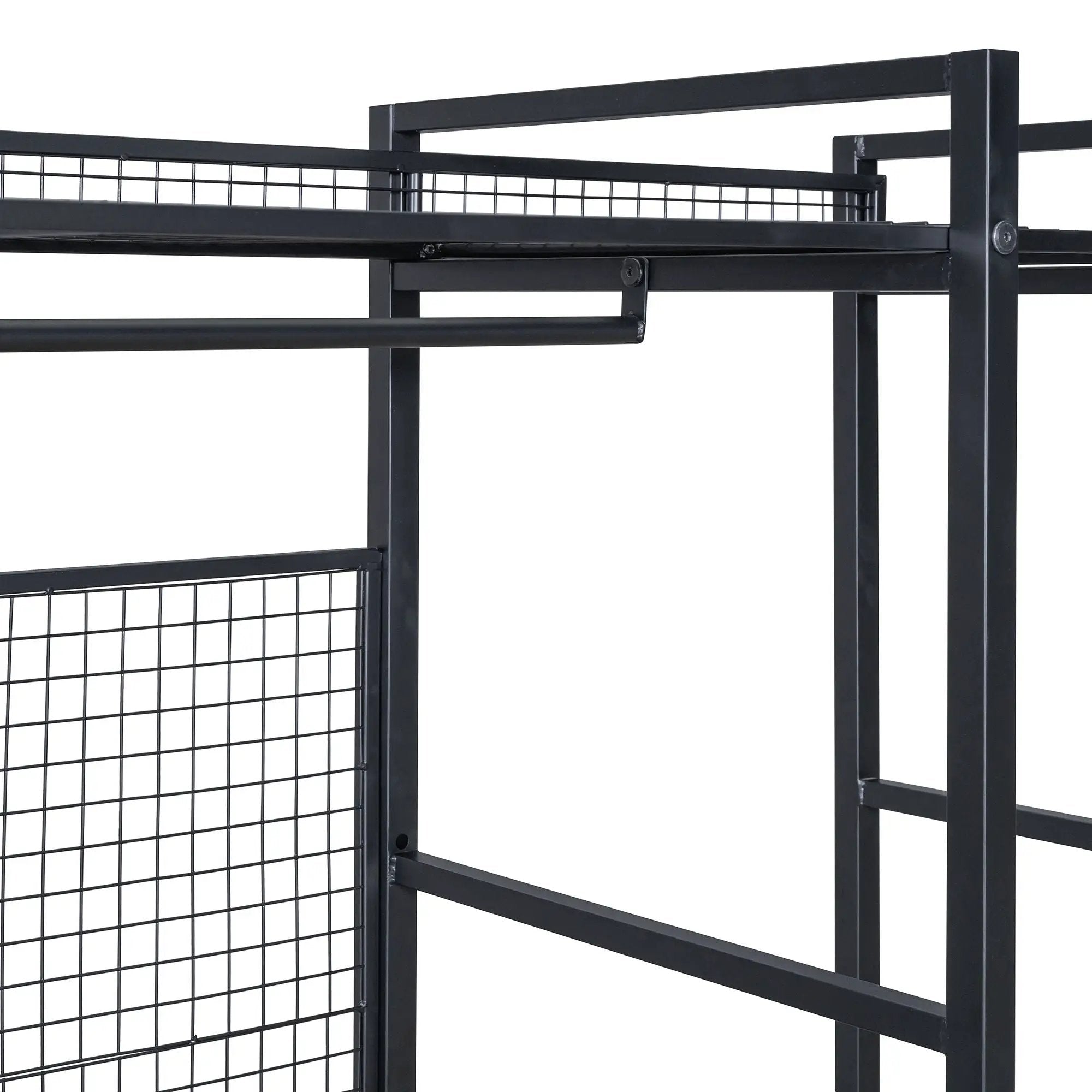 Open Style Wardrobe With Hanging Rails, Shelves And Drawers by HouseOfZazla