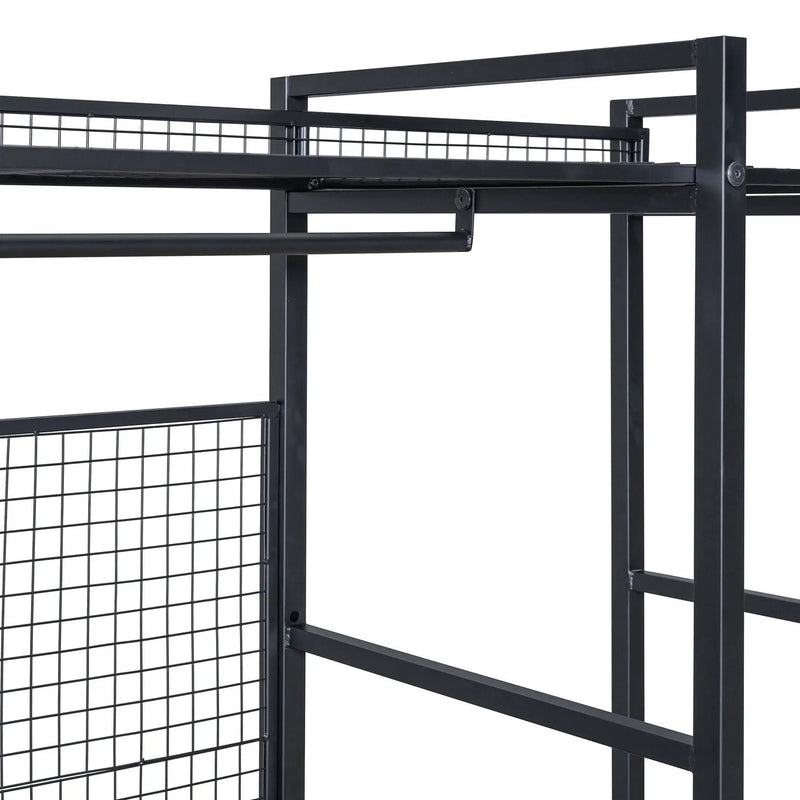 Open Style Wardrobe With Hanging Rails, Shelves And Drawers by HouseOfZazla
