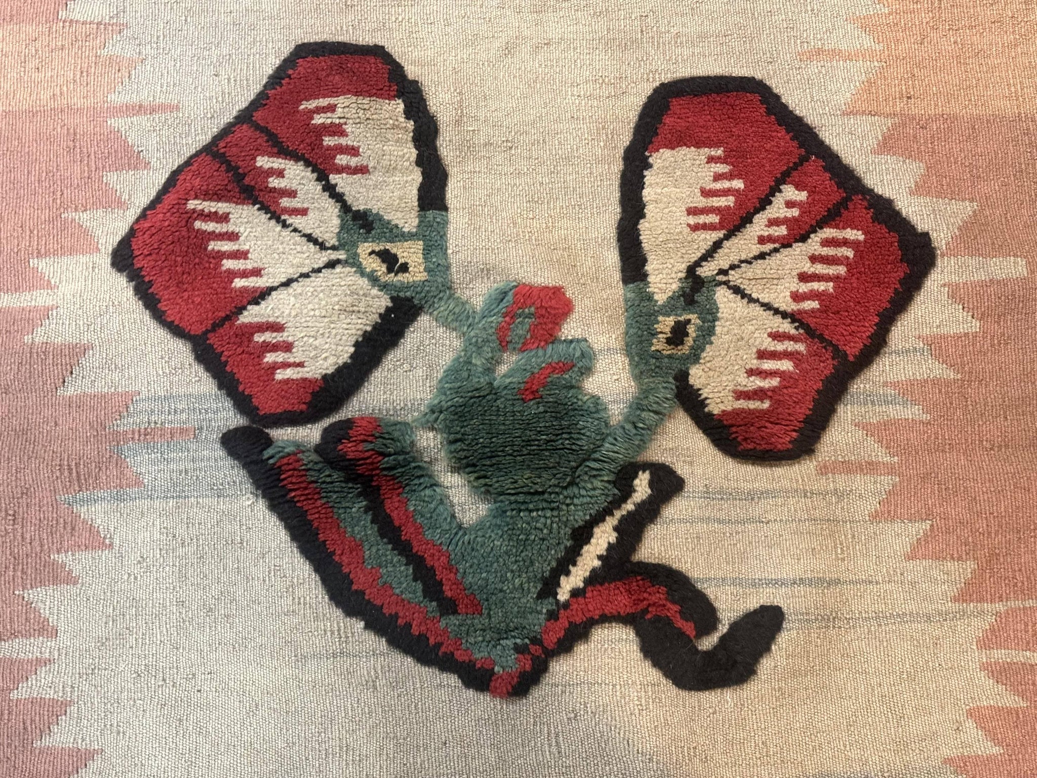 Turkish Kilim Rug 2.5 x 4.7, Flatweave Bohemian Blanket Rug, Wall Hanging Tapestry Rug by Jewel Rugs