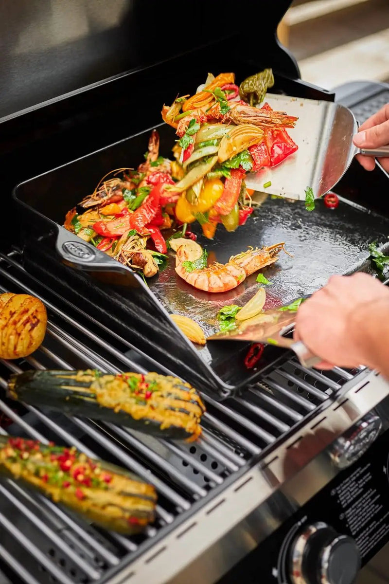 RÖSLE plancha Wide Spatula BBQ Spatula with Rounded Corners for Turning Meat and Vegetables, 18/10 Stainless Steel, Dishwasher Safe by GreenHaven Gardens