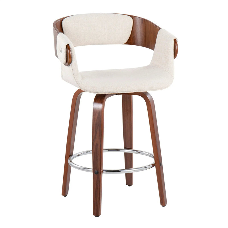 Elisa - Mid Century Modern Counter Stool (Set of 2) by HouseOfZazla