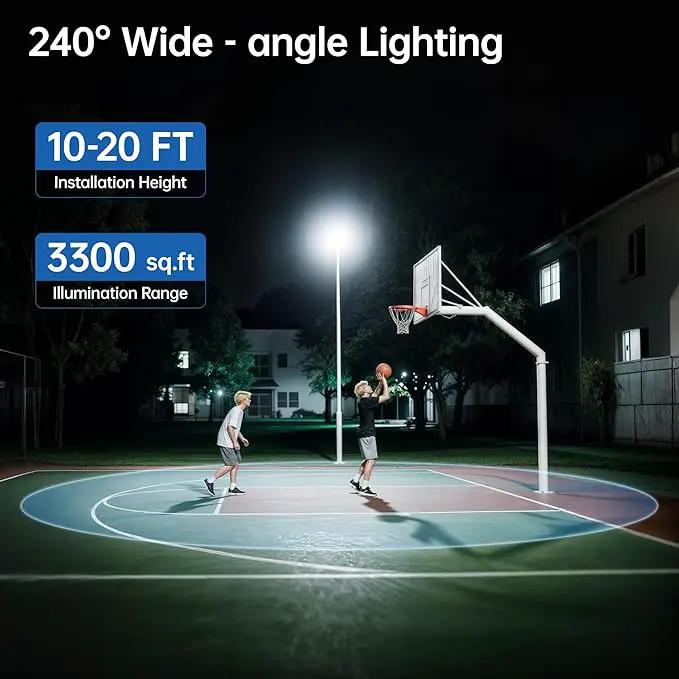11000W Solar Street Light Outdoor with Dual Solar Panels IP65 Waterproof – 650,000LM 3-Sided LED Lights, 144pcs LEDs, 50000mAh Battery, Motion Sensor, Dusk to Dawn for Parking Lot, Yard,Garden by GreenHaven Gardens