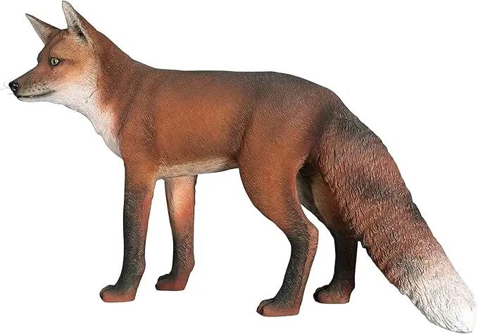 Design Toscano NE100103 European Red Fox Statue, full color by GreenHaven Gardens