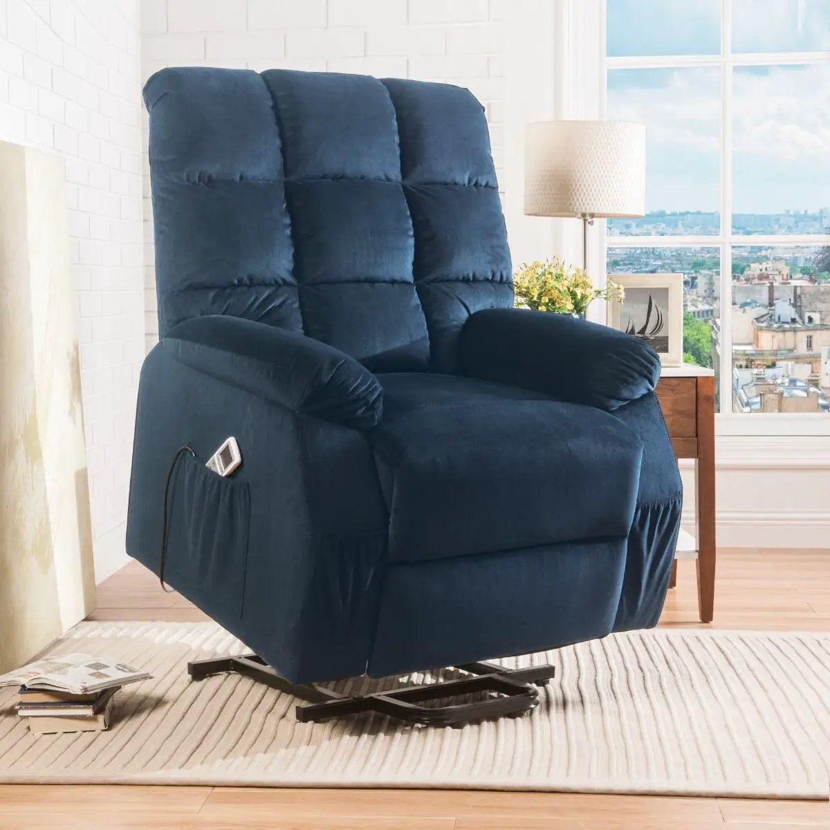 Ipompea - Recliner w/Power Lift & Massage by Unique Piece Furniture