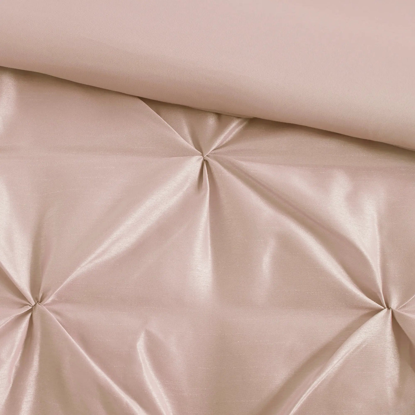 7-Piece Full 100% Polyester Pieced Pleated Tufted Comforter Set by HouseOfZazla