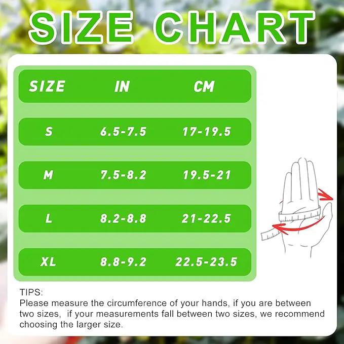 HANDLANDY Leather Work Gloves for Men & Women, Reinforced Durable Garden Gloves, Cowhide Working Glove for Gardening by GreenHaven Gardens