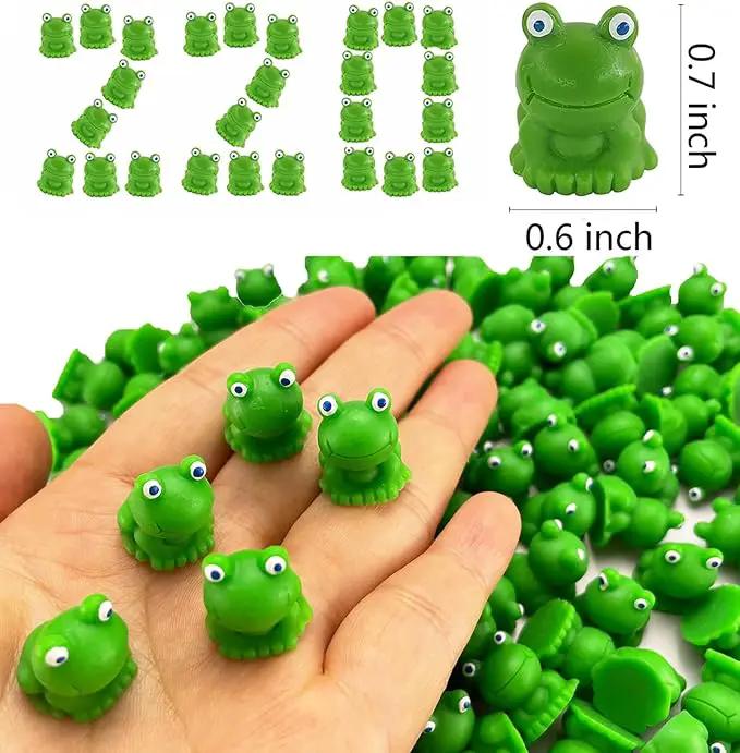 220 Pcs Mini Frog Figurines Miniature Resin Frogs,Mini Frogs Bulk Fairy Garden Moss Landscape Ornaments for Outdoor Decoration,Home Décor by GreenHaven Gardens