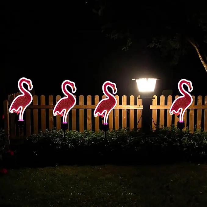 SunKite Flamingo Solar Stake Lights Outdoor,Waterproof Solar Neon Lights for Garden,Yard, Lawn,Pathway,Patio,Backyard (2 Pack) by GreenHaven Gardens