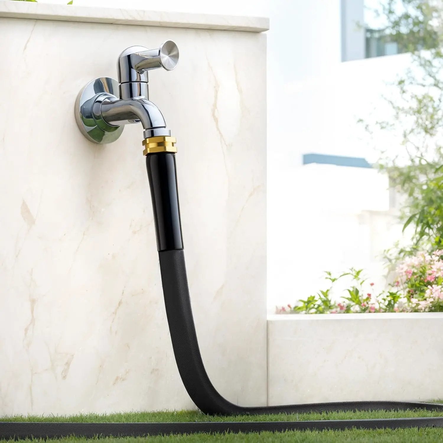 2025 Upgraded 50FT Non-Expanding Garden Hose, Lightweight, Flexible Ultra-Light Water Hose, Burst-Resistant, Lead-Free, Anti-Kink, High-Pressure by GreenHaven Gardens