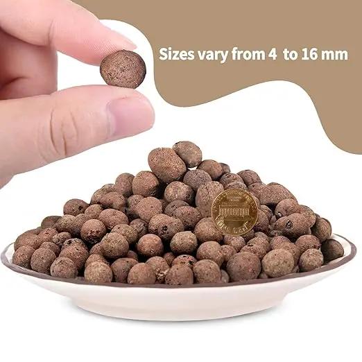 5LB Leca Clay Pebbles for Plants, Expanded Leca Balls for Indoor Plants, Orchid Potting Mix, Soil Amendment, Drainage, Easy Reusability, 4-16mm by GreenHaven Gardens