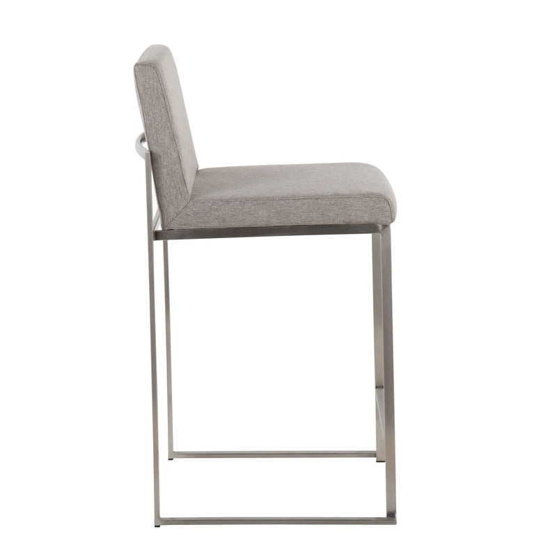 Fuji - Contemporary High Back Counter Stool, Functional Design by HouseOfZazla