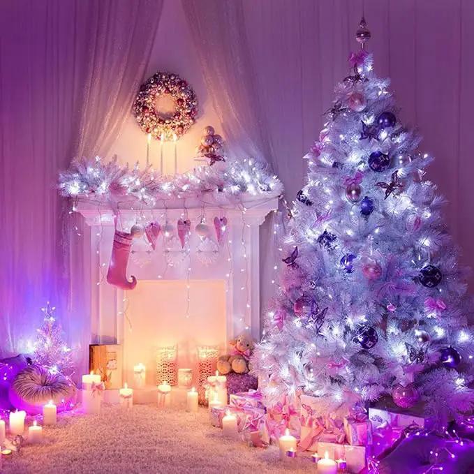 Decute 800 LED 272FT Christmas String Lights 8 Modes with Timer Function, Waterproof Twinkle Fairy Lights for Christmas Tree Party Wedding Yard Garden Outdoor Indoor Decorations, Cool White by GreenHaven Gardens