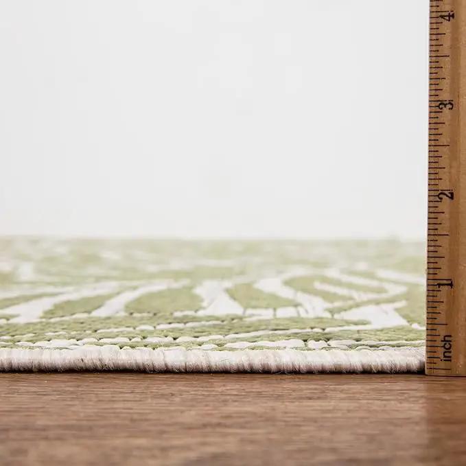Keen Home Design Terrace Outdoor Area Rug - 9x12 Washable Indoor/Outdoor Rug for Patio, Kitchen, Balcony, Beach, Garden, Deck and Porch, Size: 8'10"x12' by GreenHaven Gardens