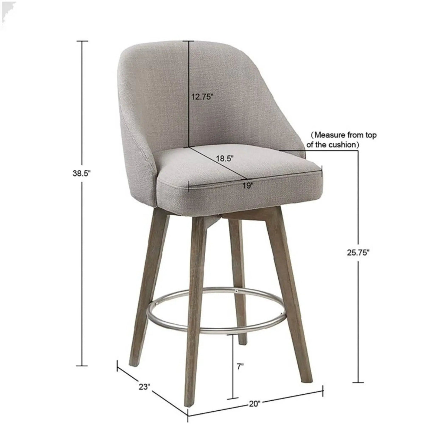 Counter Stool With Swivel Seat by HouseOfZazla